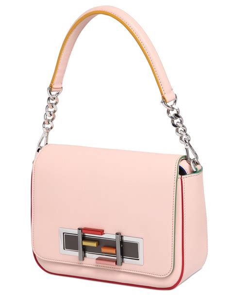 fendi baguette with pink trim|fendi monogram baguette bag.